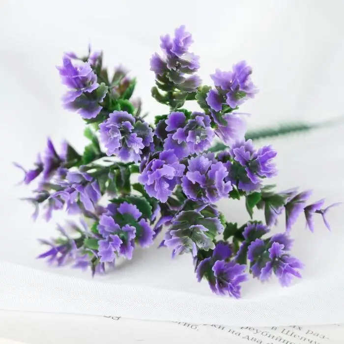 Букет искусственный «Волнистые листочки», 17 см, МИКС Букет искусственный «Волнистые листочки», 17 см, МИКС