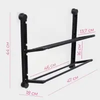 Полка - сушилка настенная, складная, металл