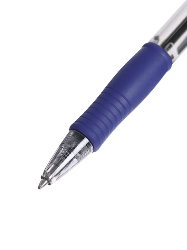 Ручка шариковая Pilot. Super Grip, автоматическая, синий стержень BPGP-10R-M (L), узел 1 мм, на масляной основе, резиновый упор
