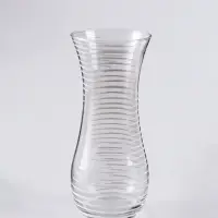 Ваза &laquo;Бриз&raquo;, дымка, h=26 см, стекло, прозрачная
