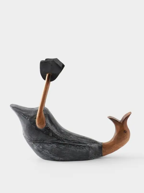 Подставка под бутылку &laquo;Уточка&raquo;, 33&times;14&times;30 см, дерево