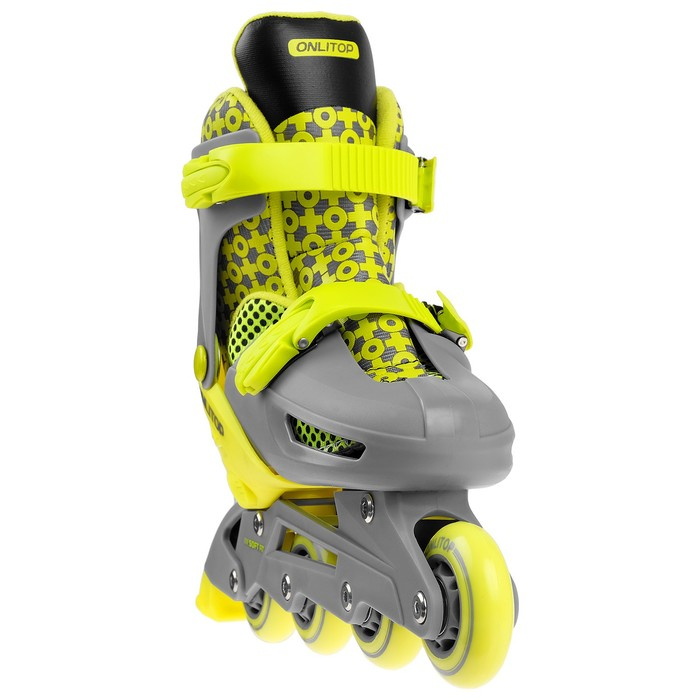 Роликовые коньки раздвижные ONLYTOP, р. 30-33, колёса PVC 64 мм Роликовые коньки раздвижные ONLYTOP, р. 30-33, колёса PVC 64 мм