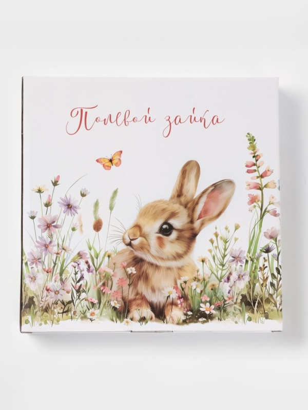 Менажница Доляна  Менажница Доляна "Зайка" цвет белый  5 ячеек 25,5х3 см