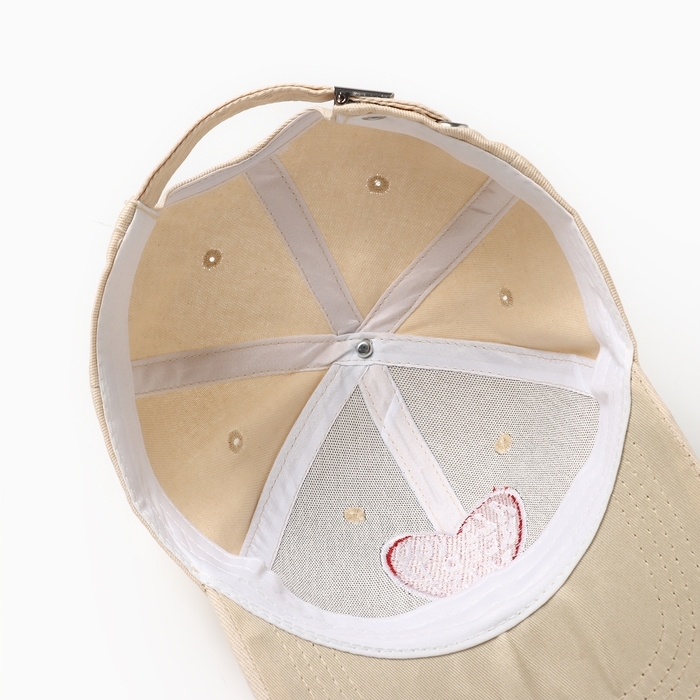 Кепка женская с вышивкой MIST All you need, молочный, р. 56-58 Кепка женская с вышивкой MIST All you need, молочный, р. 56-58