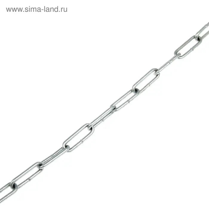 Цепь привязочная с длинным звеном, 26&times;3 мм, длина 3 м