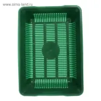 Туалет глубокий с сеткой 36&times;25&times;9 см, зеленый