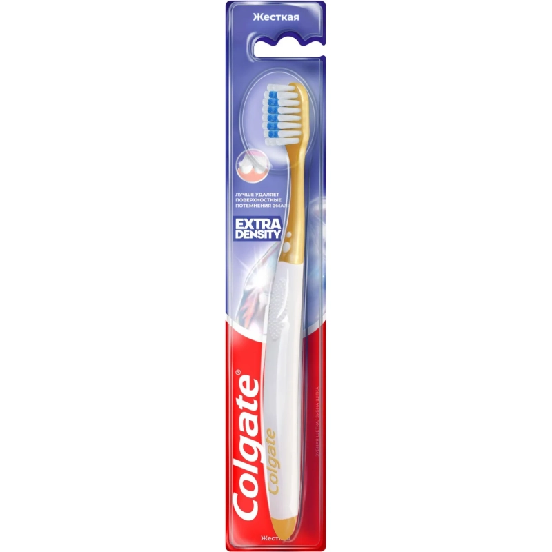 Зубная щетка COLGATE Extra Density жесткая цвет в ассортименте