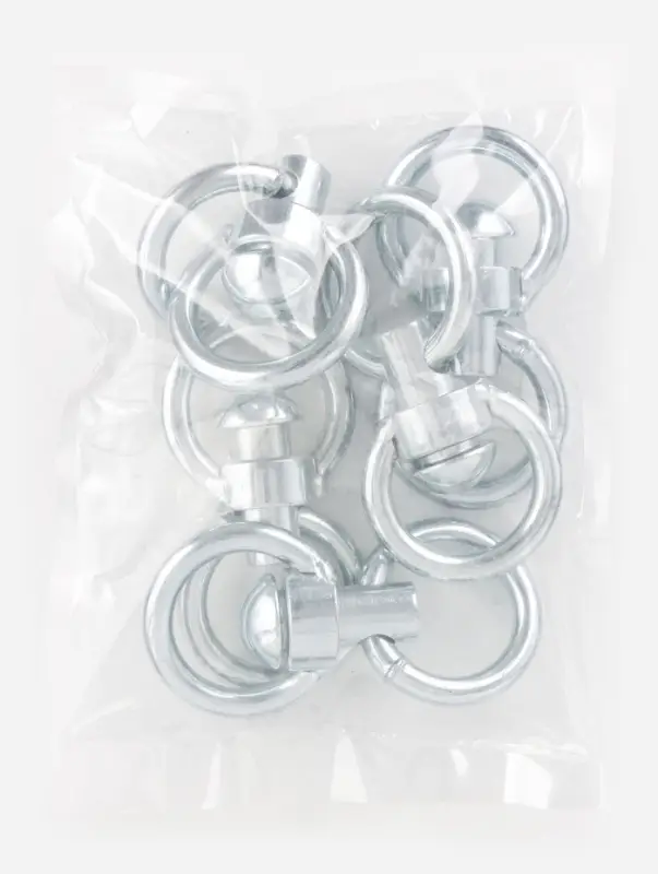 Вертлюг бычий с кольцом (длина 10.5 см, ширина 5.5 см) 5 шт.