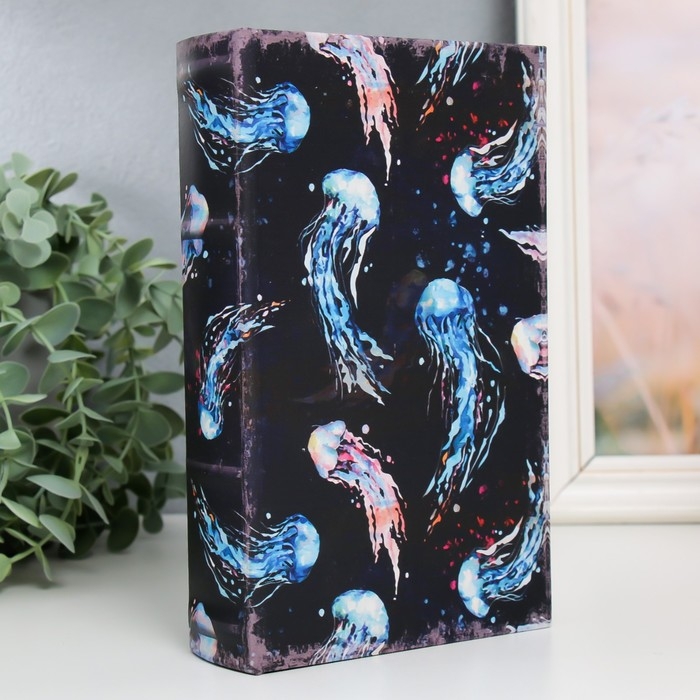 Сейф-книга дерево кожзам Сейф-книга дерево кожзам "Медузы" 21х13х5 см