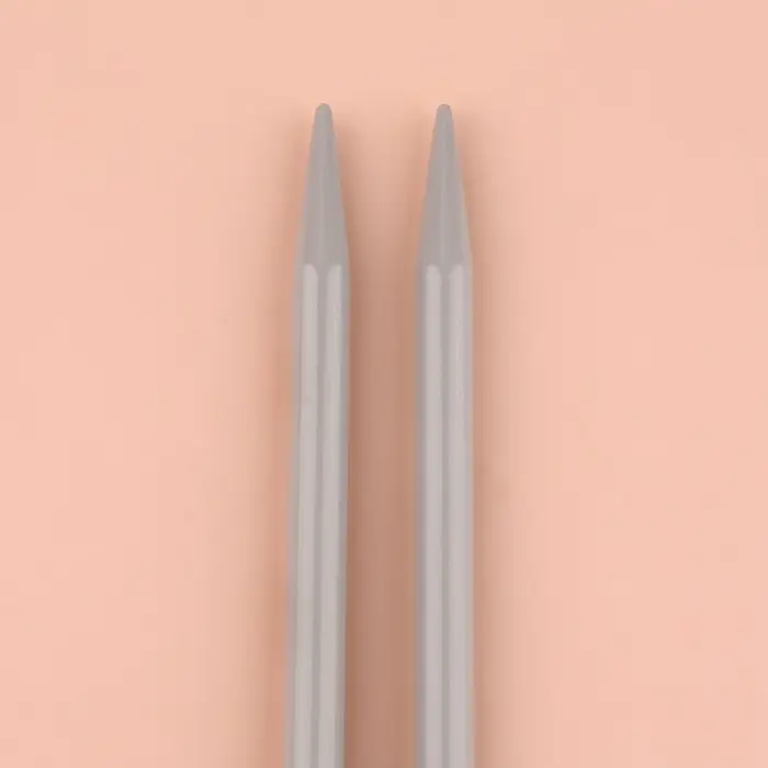 Спицы для вязания, прямые, с тефлоновым покрытием, d=8 мм, 35 см, 2 шт.