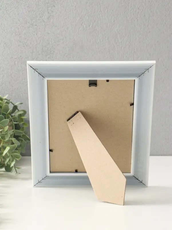 Фоторамка для фото 15х21 см "Luxe Elegance" пластик, белый, (пластик экран)