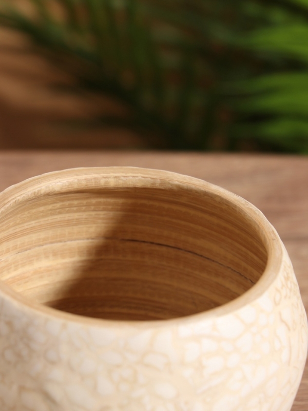 Ваза 12х12х11 см, бамбук Ваза 12х12х11 см, бамбук