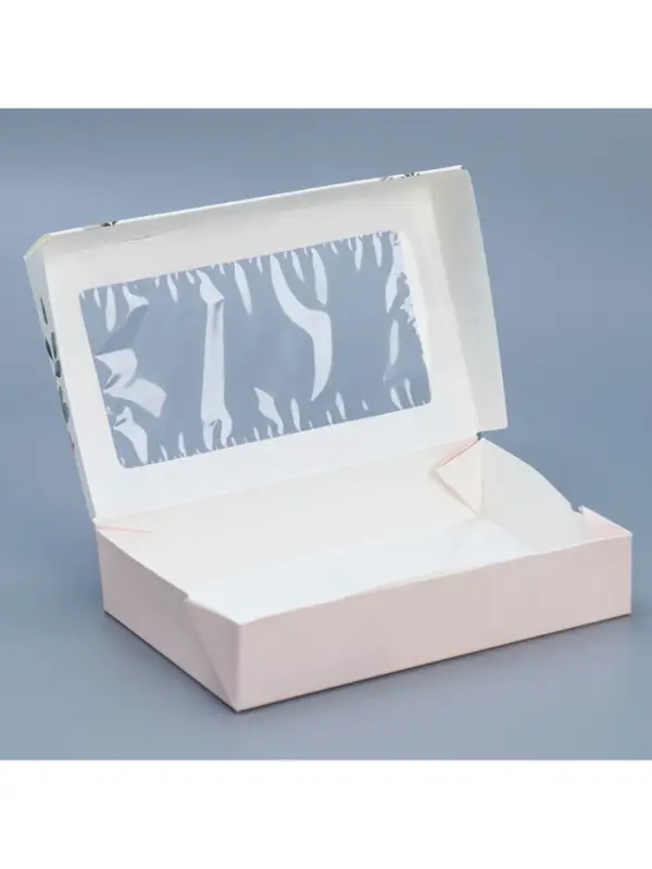 Кондитерская упаковка, коробка с ламинацией &laquo;С 8 марта&raquo;, 20 х 12 х 4 см