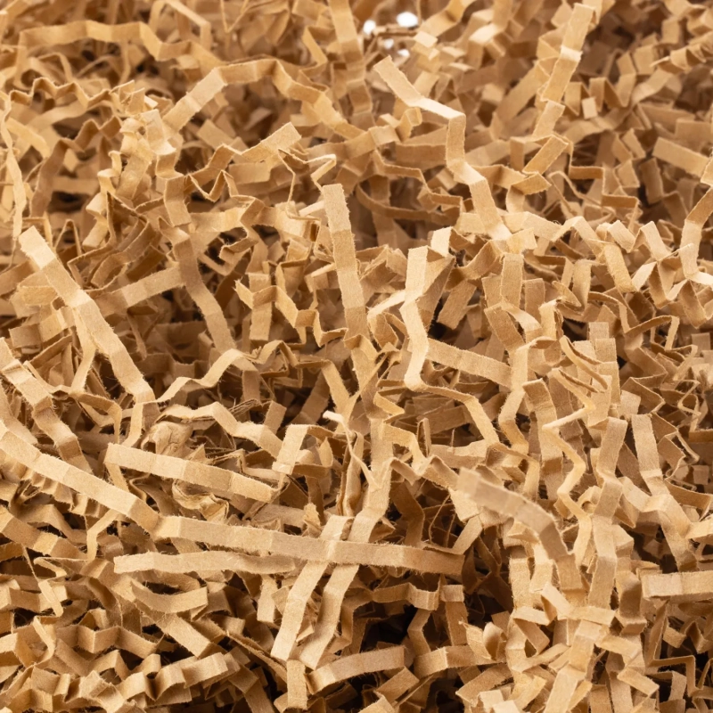 Наполнитель бумажный Крафт корич пл80гр крафт офсет, уп. 500гр арт.БН-500кр