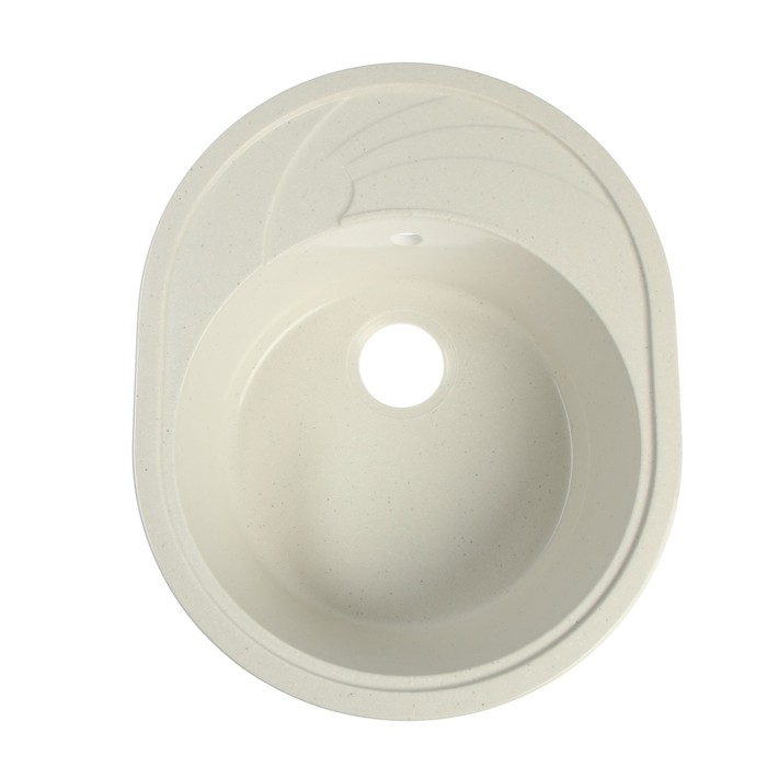 Мойка AGATA  AG3C8, врезная, 570 х 465 х 170 м, овальная, цвет белый Мойка AGATA  AG3C8, врезная, 570 х 465 х 170 м, овальная, цвет белый