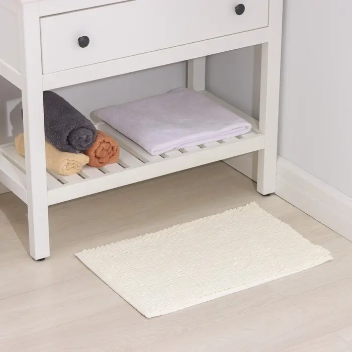 Коврик для дома Доляна &laquo;Букли длинные&raquo;, 40&times;60 см, длина букли 2 см, молочный