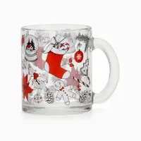 Кружка новогодняя стеклянная &laquo;Новогодний уют&raquo;, 300 мл