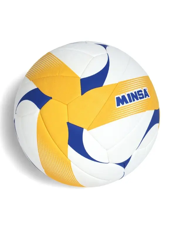 Мяч волейбольный Minsa VB500 DMS, р. 5 (18 панелей, машинная сшивка) Мяч волейбольный Minsa VB500 DMS, р. 5 (18 панелей, машинная сшивка)