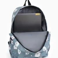 Рюкзак школьный &laquo;Мишки&raquo; для девочки, с пеналом, 3 кармана, 28&times;12&times;43 см, серый