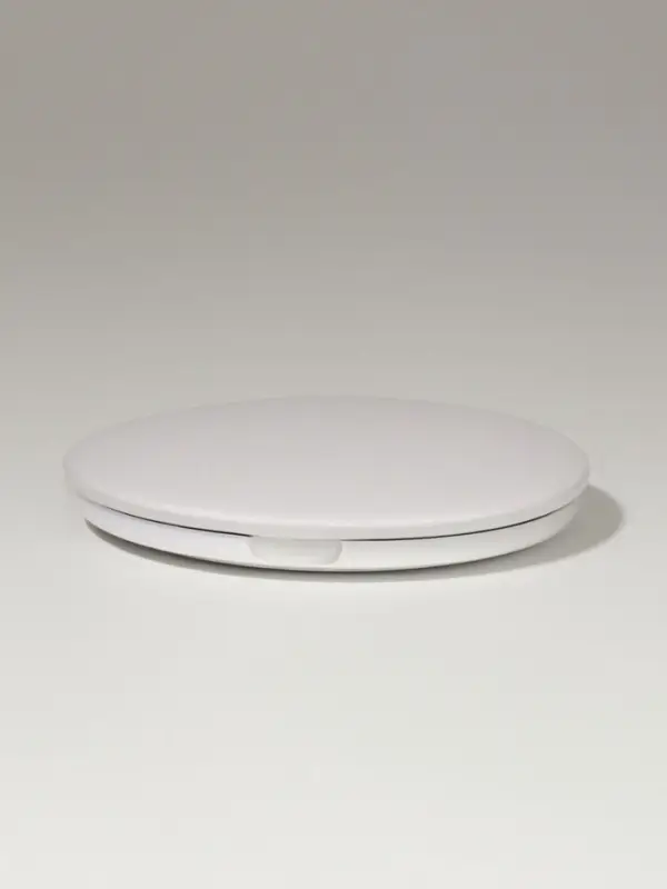 Зеркало складное, d=7.5 см, цвет белый