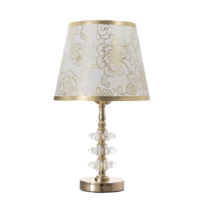Настольная лампа Настольная лампа "Мартина" Е27 40Вт золото 20х20х40 см RISALUX
