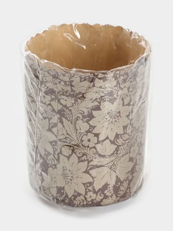 Набор бумажных форм для кулича "Узоры", 90х90 мм, 10 шт