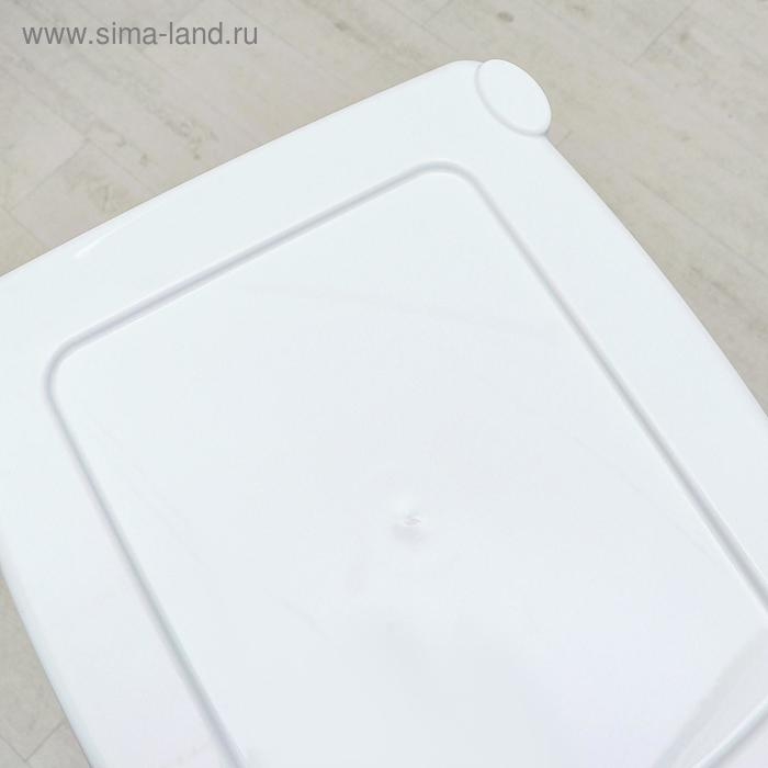 Комод 4-х секционный «Плетёнка», белый