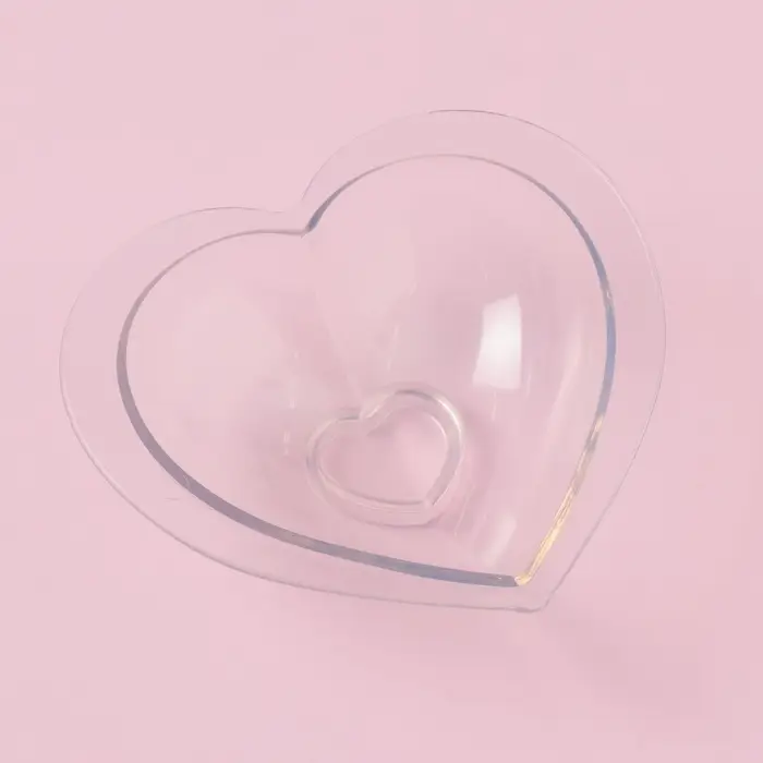 Набор молдов для заливки 3D Доляна &laquo;Сердца&raquo;, 3 шт., 11.2&times;10.5&times;9.5 / 9&times;7.7&times;6.5 / 7&times;5.5&times;4.5 см, пластик, прозрачный