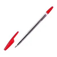 Ручка шариковая Erich Krause R=301 Classic Stick, узел 1 мм, красная