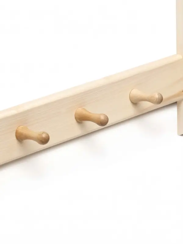 Полка - вешалка "ЛАДЬЯ" 3 крючка 48х48х7 см