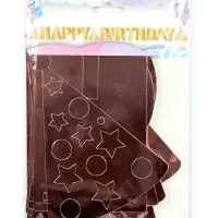 Гирлянда на ленте &laquo;Happy Birthday&raquo;, розовое золото