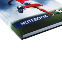 Колледж-тетрадь Calligrata &laquo;Футболист&raquo; А4, 160 листов, в клетку, в твёрдой обложке 7БЦ, глянцевая ламинация