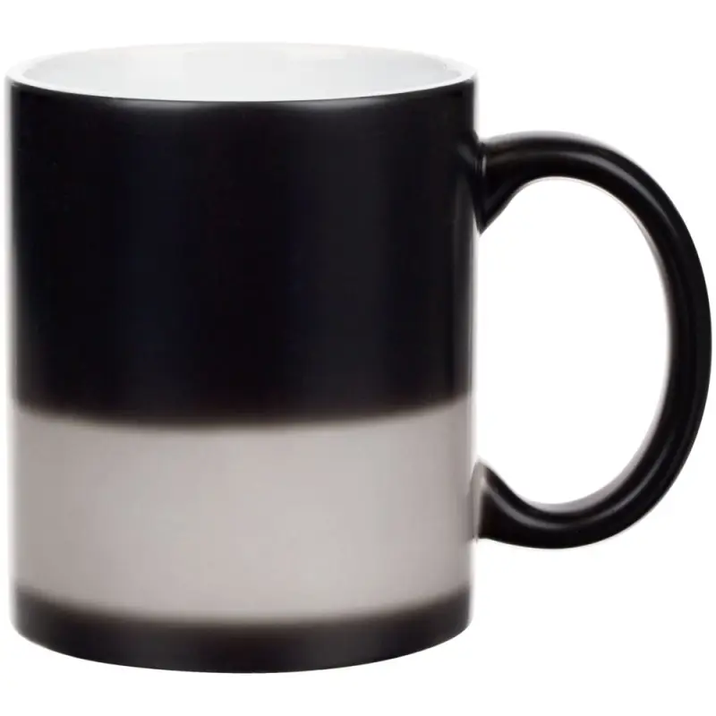 Кружка «Хамелеон», ver.3, матовая, черная Кружка «Хамелеон», ver.3, матовая, черная