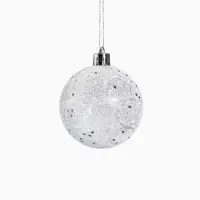 Ёлочные игрушки &laquo;Волшебство&raquo;, шары новогодние, d=6 см, 6 шт., белый