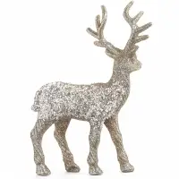 Ёлочная игрушка &laquo;Олень блестящий галант&raquo;, 16&times;12 см, золотистая