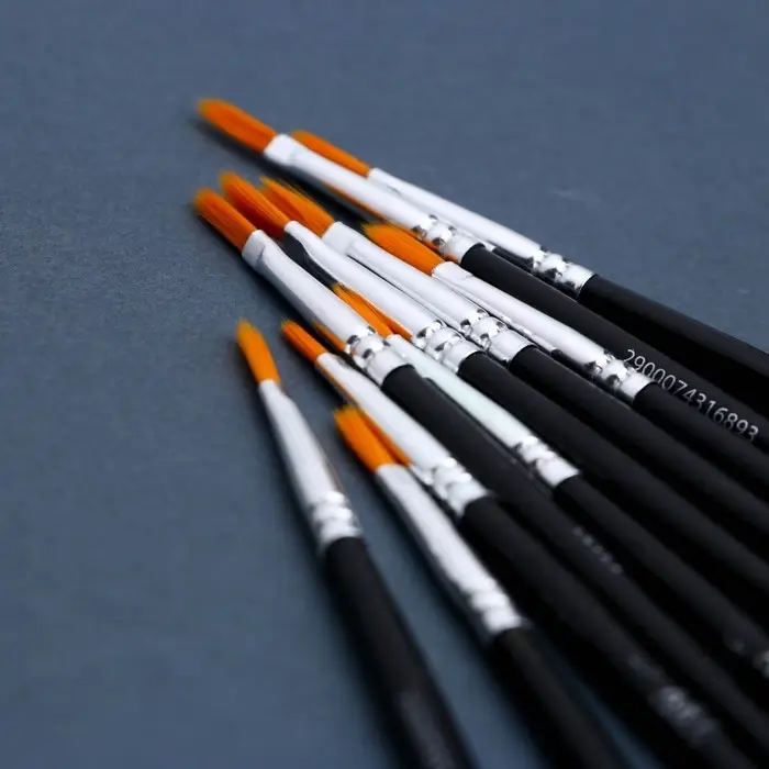 Кисть для рисования синтетика плоская №1