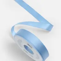 Лента атласная TEIRA, двухсторонняя, 20 мм, 25&plusmn;1 м, светло-голубой №332