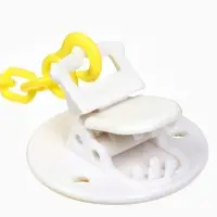 Соска - пустышка с держателем Крошка Я &laquo;Цветы&raquo;, ортодонтическая, от 6 мес, желтый