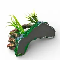 Декор для аквариума "Каменные джунгли", 14 х 5 х 9,5 см