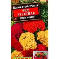 Семена цветов Целозия гребенчатая Чиф букетная, смесь сортов  С. Sakata, Ц/П,10 шт.