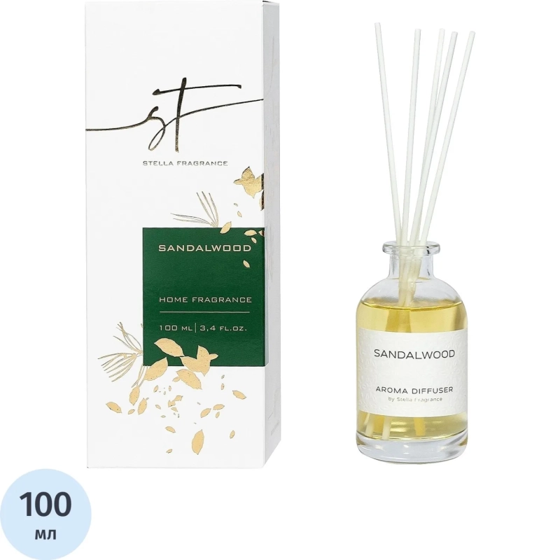 Аромадиффузор Stella Fragrance Sandalwood 100 мл арт.SF0407