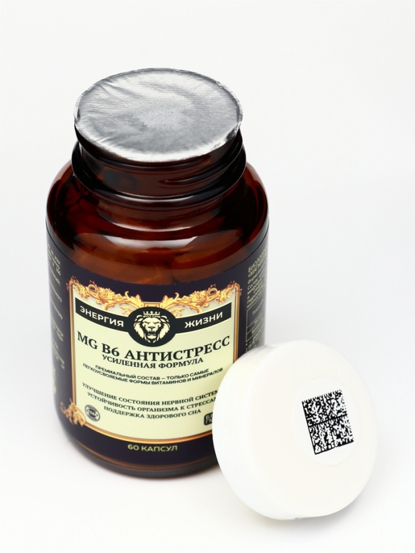 Магний B6 Антистресс Vitamuno Pro, 60 капсул