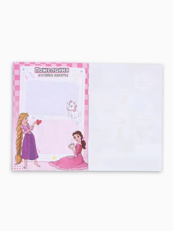 Анкета для девочек &laquo;Холодное сердце&raquo; А5, 16 л + наклейки