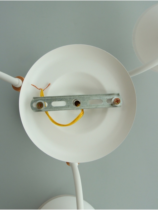 Люстра Люстра "Нельсен" 3хЕ27 40Вт белый 57х57х25 см