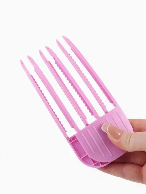 Зажимы для прикорневого объёма волос (наб 2шт цена за наб) розовый пластик накл QF