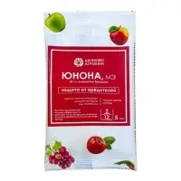 Инсектицид Юнона, МЭ для защиты садов и виноградников от чешуекрылых вредителей, флакон 5 мл Инсектицид Юнона, МЭ для защиты садов и виноградников от чешуекрылых вредителей, флакон 5 мл