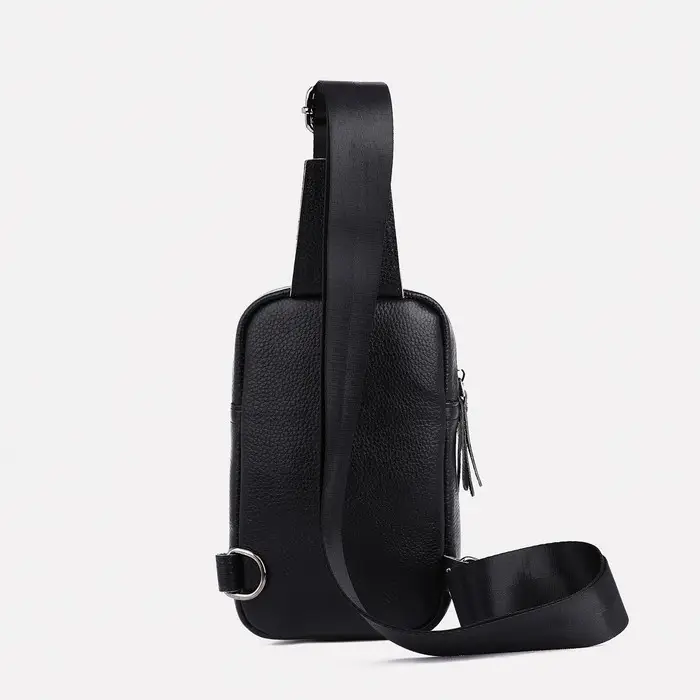 Сумка-слинг на молнии, цвет чёрный Сумка-слинг на молнии, цвет чёрный