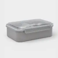 Ланч бокс, контейнер для еды "Нордик", с приборами, 1500 мл