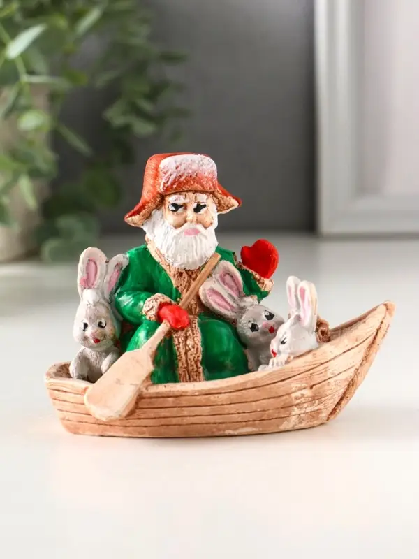 Фигура "Дед Мазай" 9х11х7 см