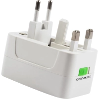 Переходник сетевой Red Line (УТ000024759) UCA-1 (EU/US/CN/UK/AU) унив. бел